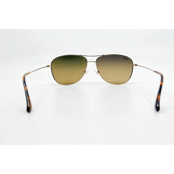 Maui Jim Cliff House MJ247-16 Gold Bronze Polarized Sunglasses 59-15-120 8436